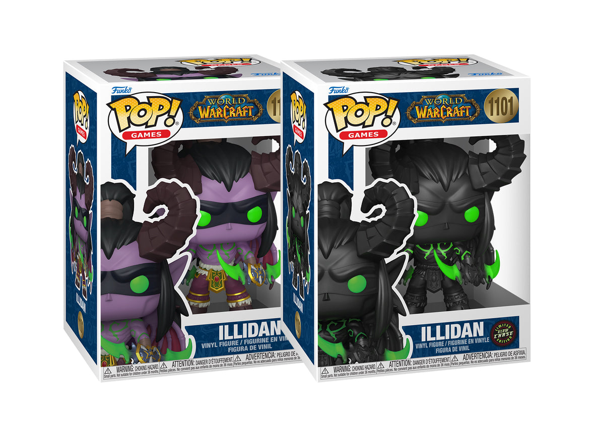 Funko Pop! World of Warcraft Illidan with Chase In Stock!