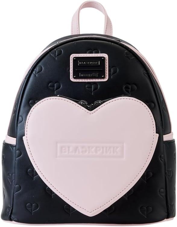 Loungefly Blackpink All Over Print Heart Double Strap Shoulder Bag