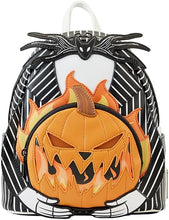 Load image into Gallery viewer, Loungefly Nightmare Before Christmas Jack Pumpkin Head Double Strap Shoulder Bag
