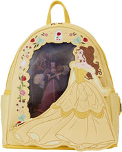 Load image into Gallery viewer, Loungefly Disney Beauty and the Beast Princess Series Lenticular Mini Backpack
