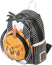 Load image into Gallery viewer, Loungefly Nightmare Before Christmas Jack Pumpkin Head Double Strap Shoulder Bag
