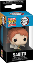 Load image into Gallery viewer, Funko Pop! Keychain: Demon Slayer - Sabito
