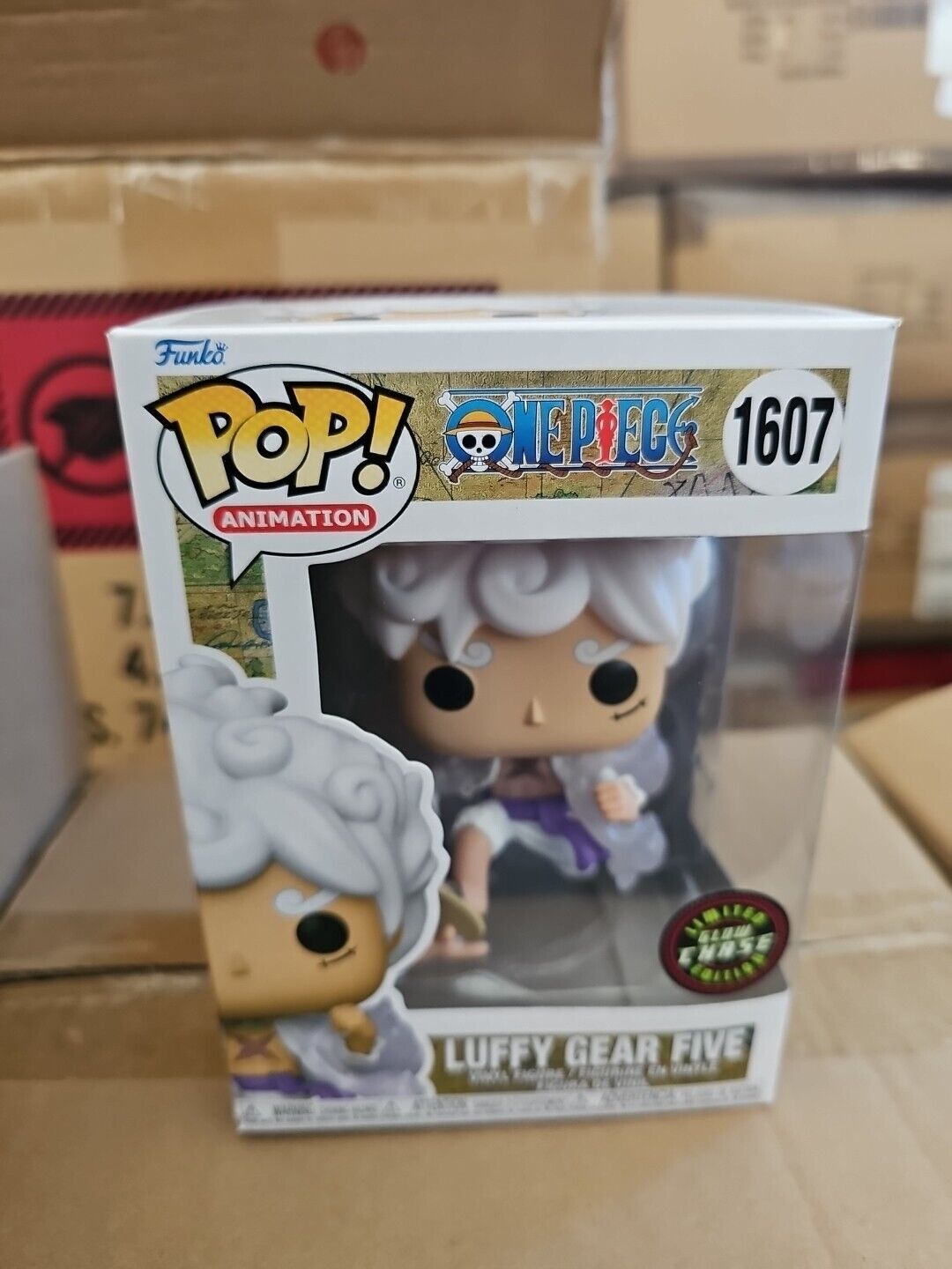 Funko Pop! One Piece Luffy Gear Five Glow Chase (DAMAGED BOX) Condition Varies