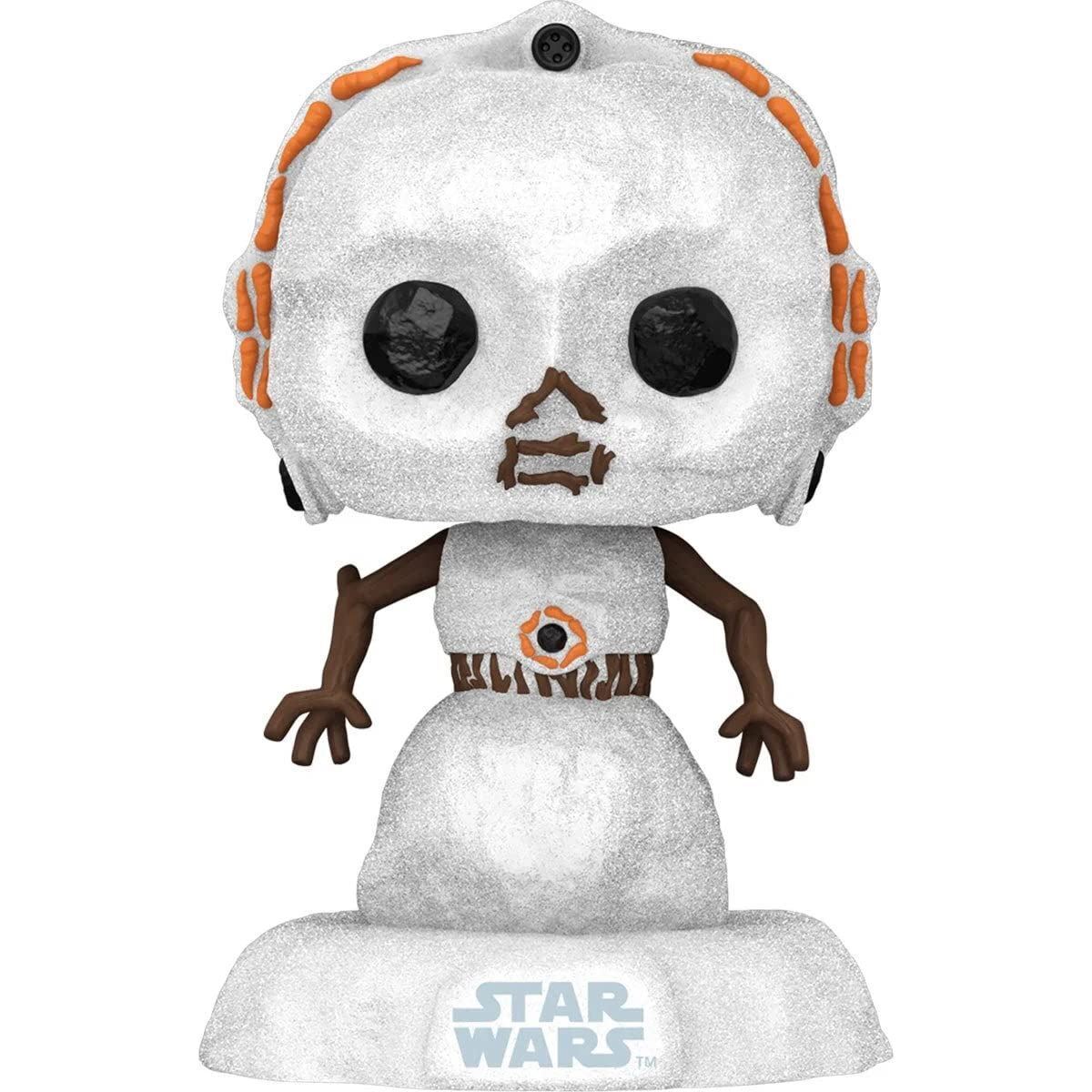 POP Star Wars: Holiday - Snowman C-3PO Funko Pop! Vinyl Figure (Bundled with Com