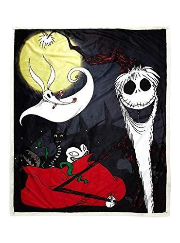 Nightmare Before Christmas The Jack Skellington Sherpa Fleece Blanket