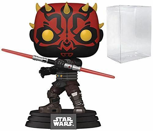 Funko POP! Star Wars The Clone Wars - Darth Maul Vinyl Figure with POP Protector