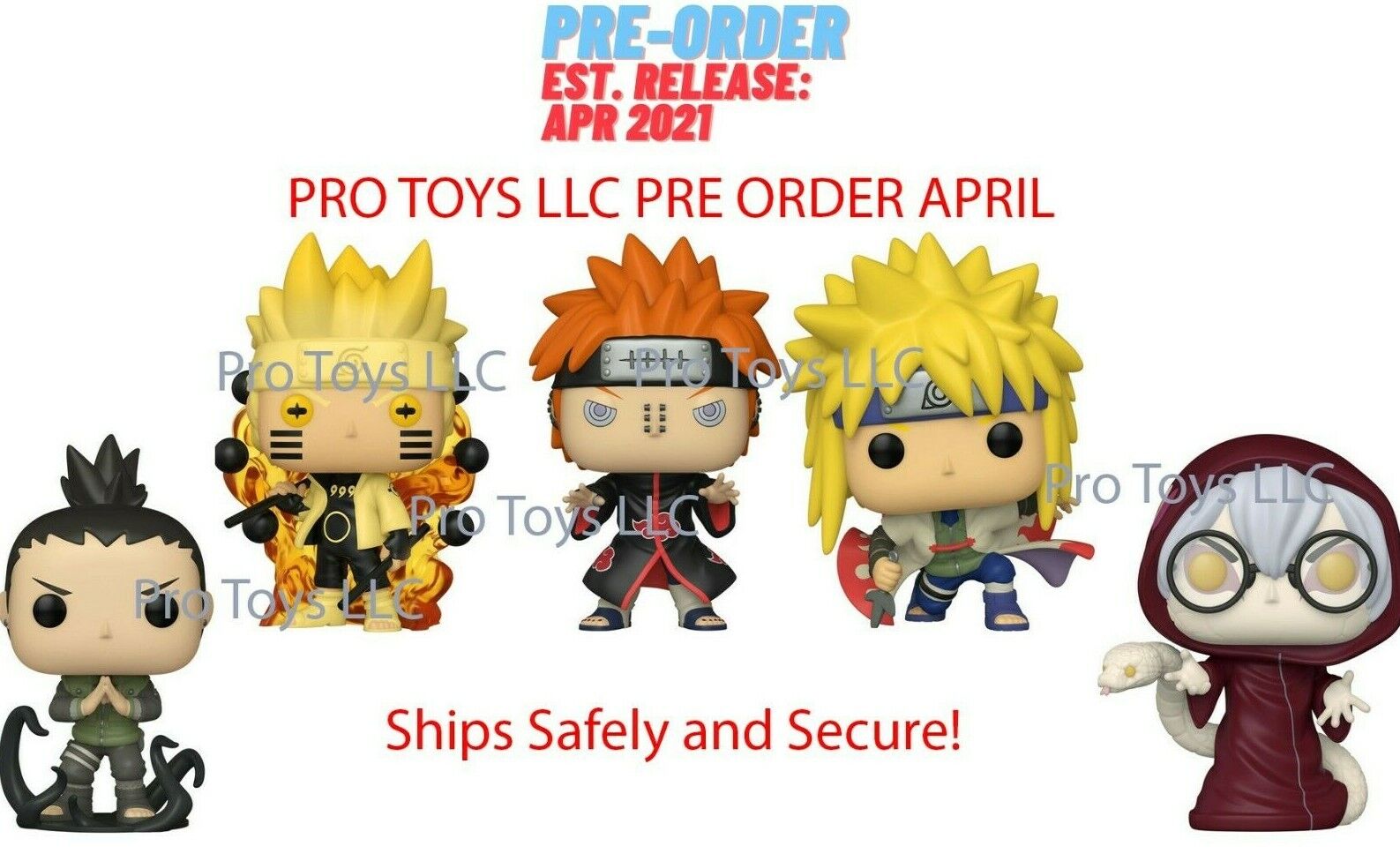 Pop Naruto Six Path Sage Minato Namikaze Kabuto Yakushi Shikamaru Nara Pain