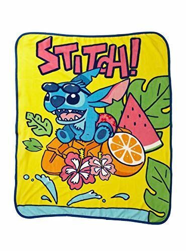 Disney Lilo and Stitch Tropical Fruit Throw Blanket