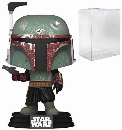 Star Wars: The Mandalorian - Boba Fett Funko Pop! Vinyl Figure (Bundled with Com