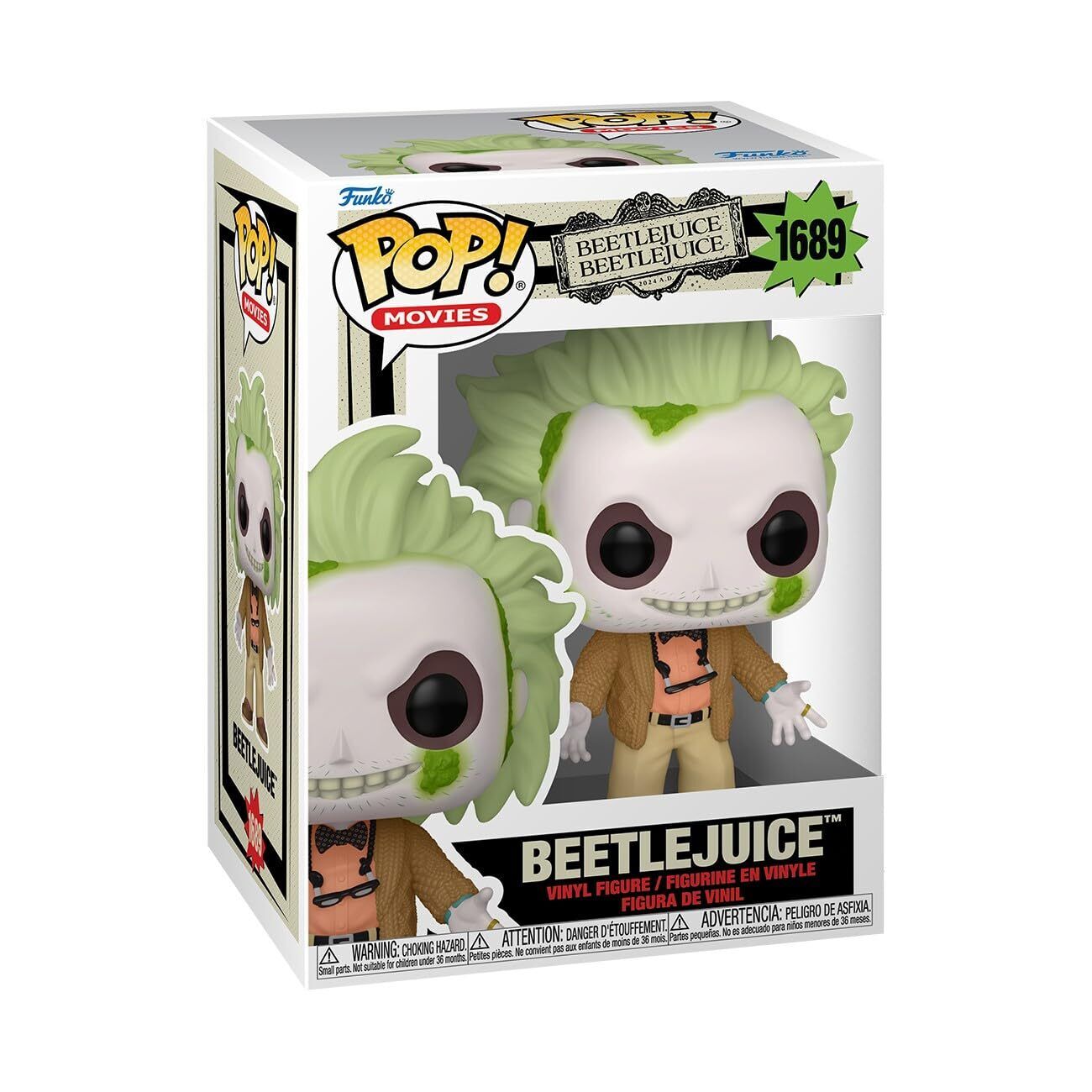 Funko Pop! Movies: Beetlejuice Beetlejuice - Beetlejuice with Chase (Styles May