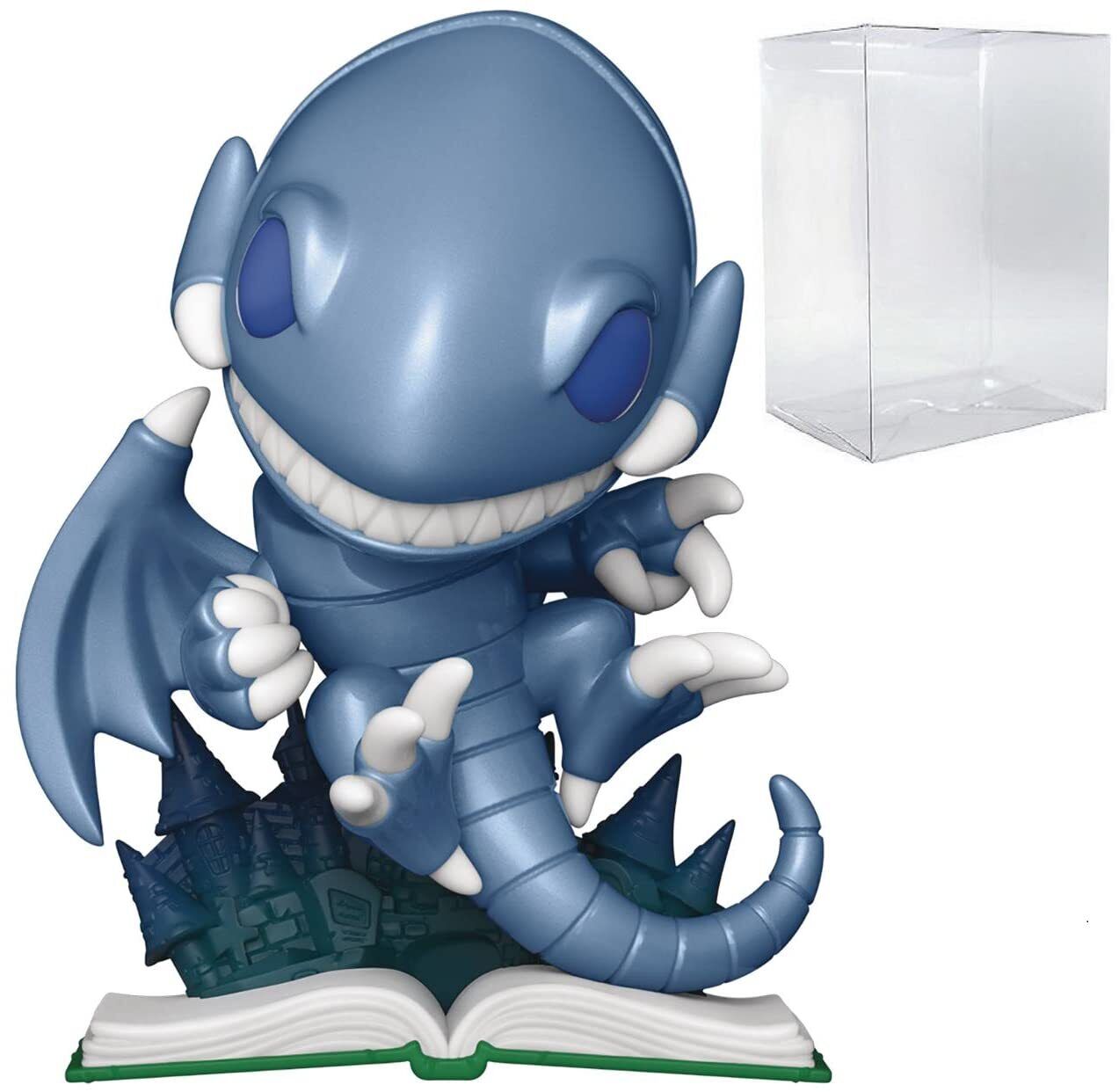 Funko Pop! Yu-Gi-Oh! - Blue Eyes Toon Dragon (Mettalic) Vinyl Figure W/Protector