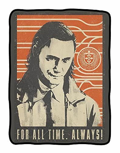 Marvel: Loki for All Time. Always! Throw Blanket Plush Throw Blanket |