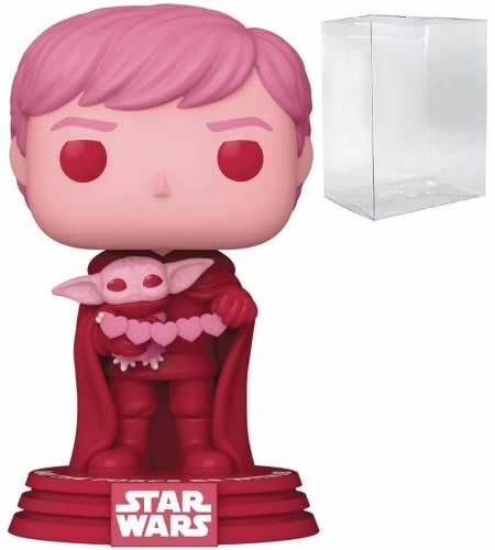 Star Wars: Valentines - Luke Skywalker & Grogu Funko Pop! Vinyl Figure (Bundled