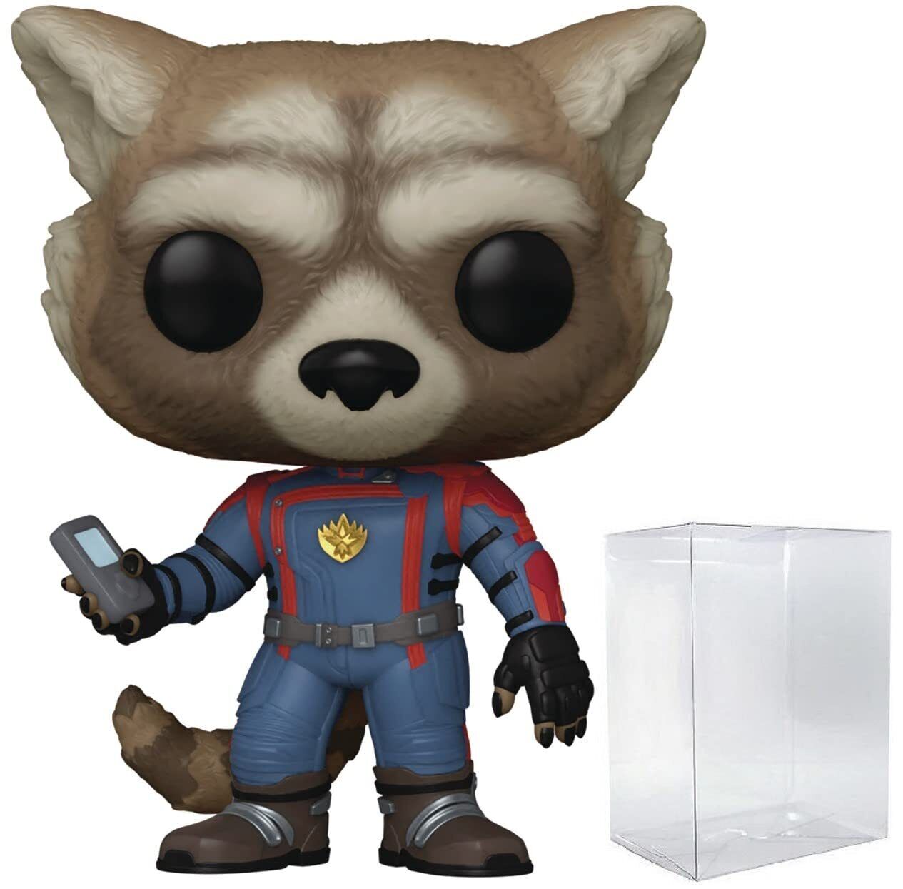 Funko Pop! Marvel: Guardians of The Galaxy Volume 3 - Rocket Raccoon W/Protector