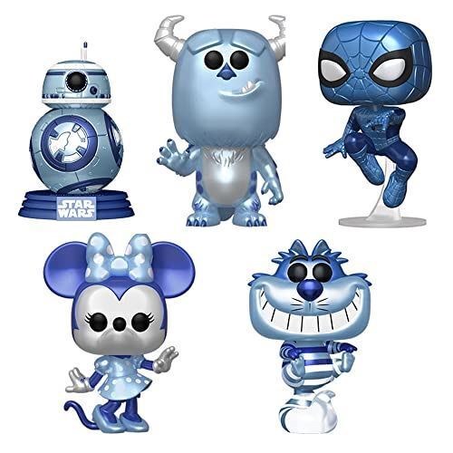 Funko Pop! Make-A-Wish Set of 5 - Minnie, Sulley, Cheshire Cat, BB-8 and Spider-