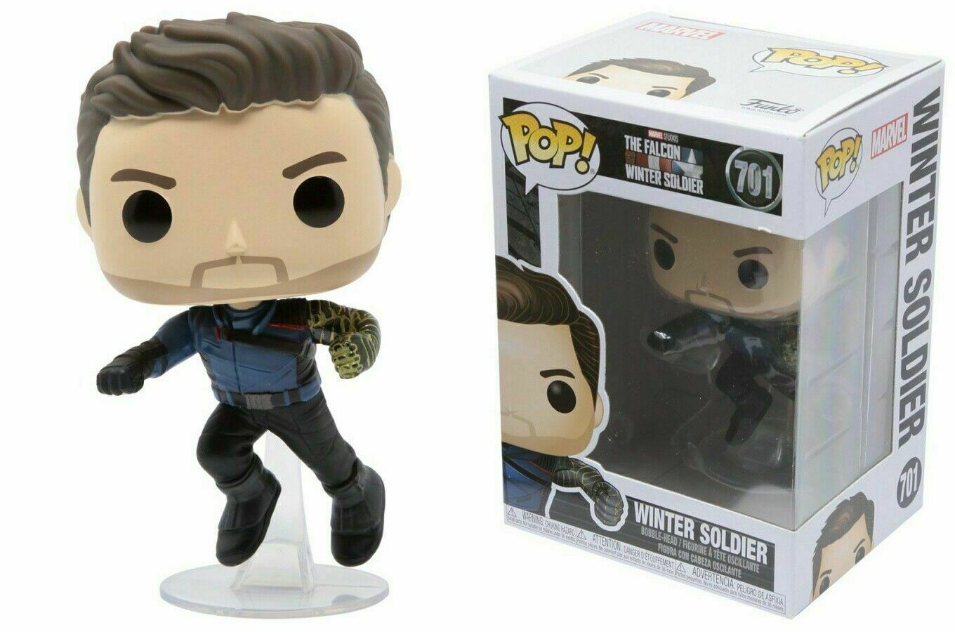 Funko Pop! Marvel: The Falcon and The Winter Soldier - Winter Soldier Multicolor