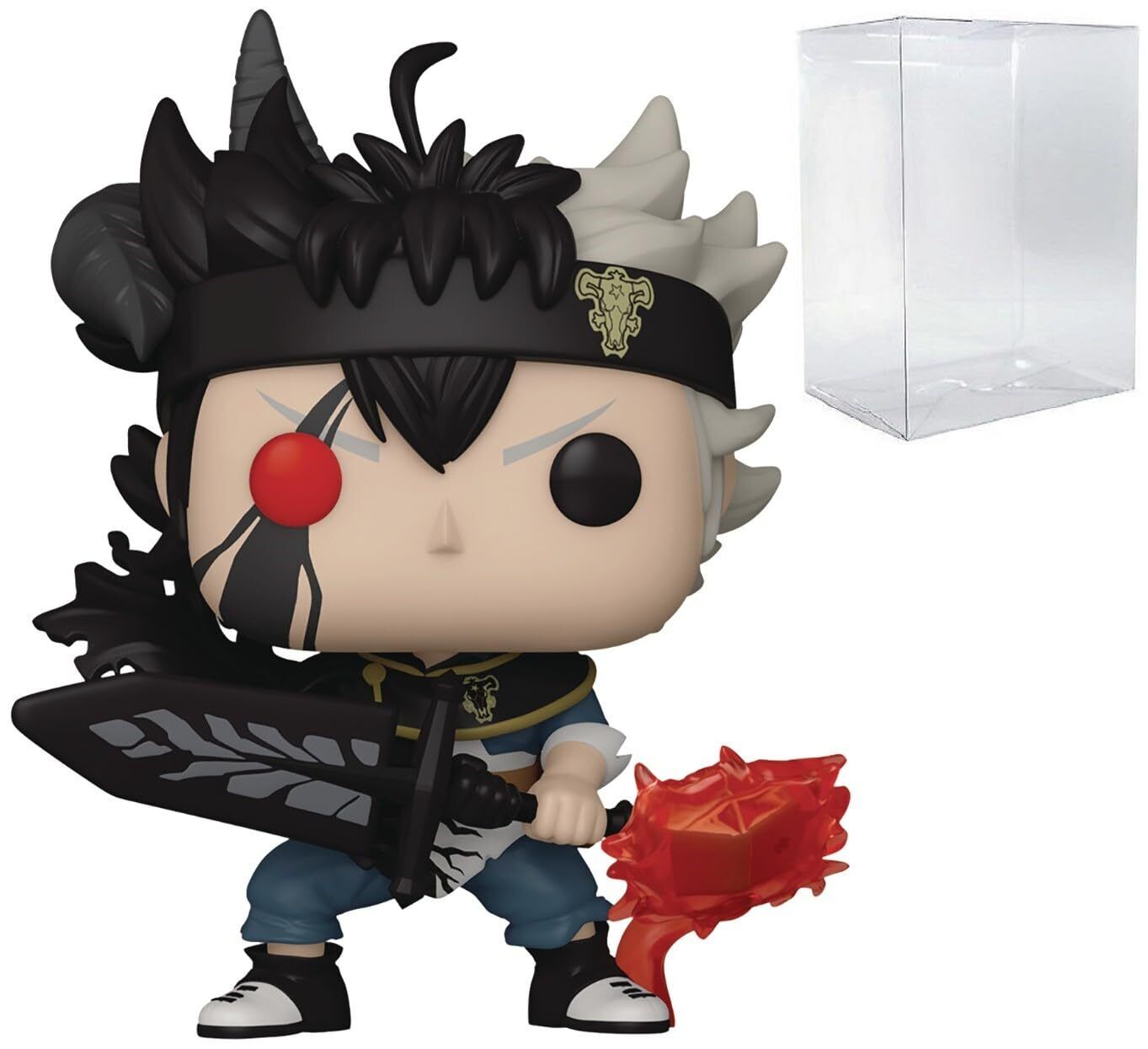 POP Anime: Black Clover - Black Asta Funko Vinyl Figure (Bundled with Compatible