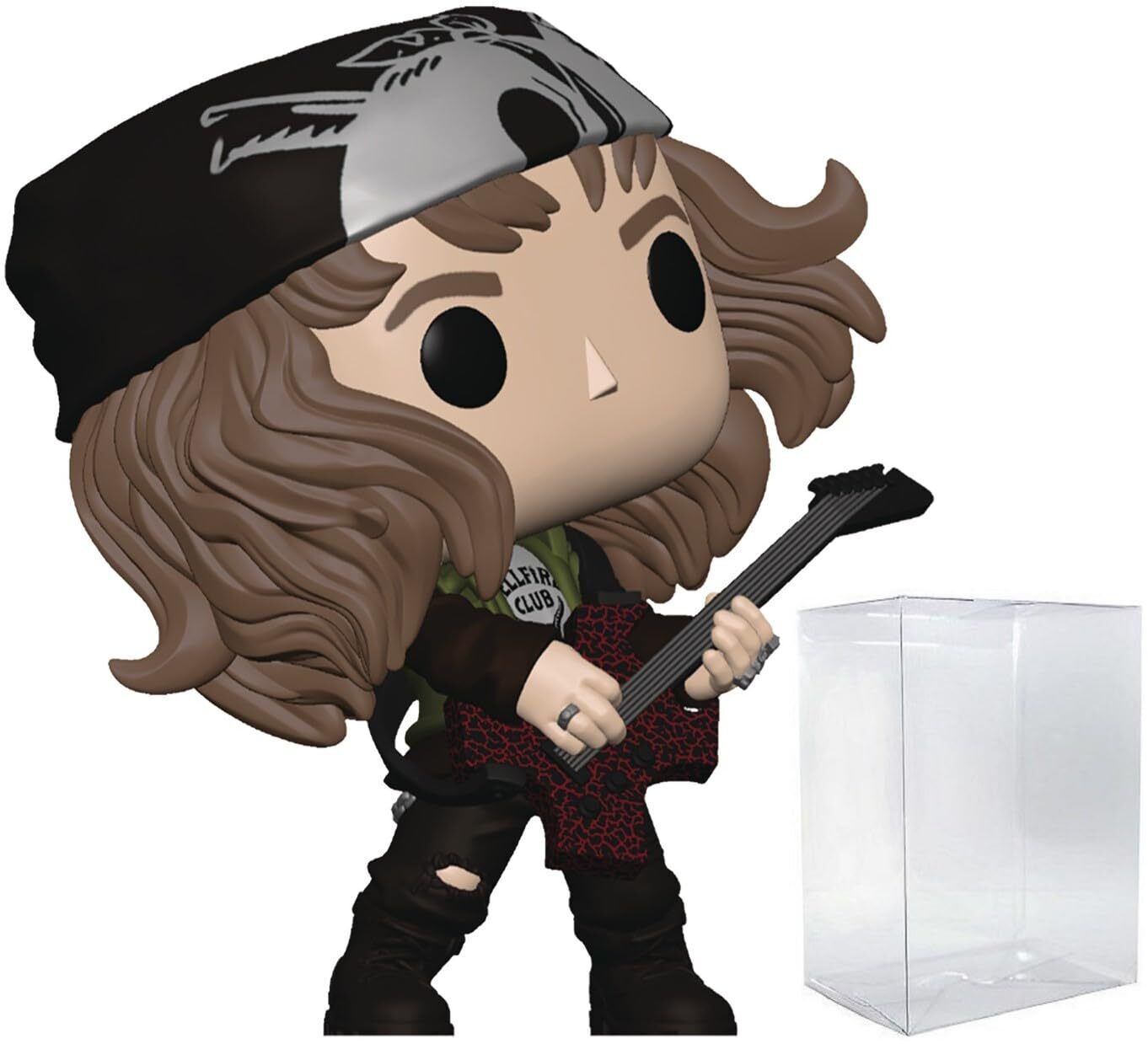 POP Stranger Things - Eddie Munson with Guitar Funko Vinyl Figure (Bundled with