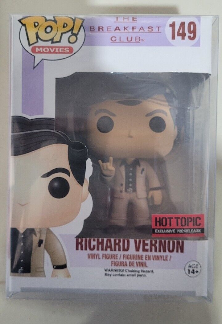 Richard Vernon Funko Pop #149 The Breakfast Club Error Print VAULTED Hot Topic