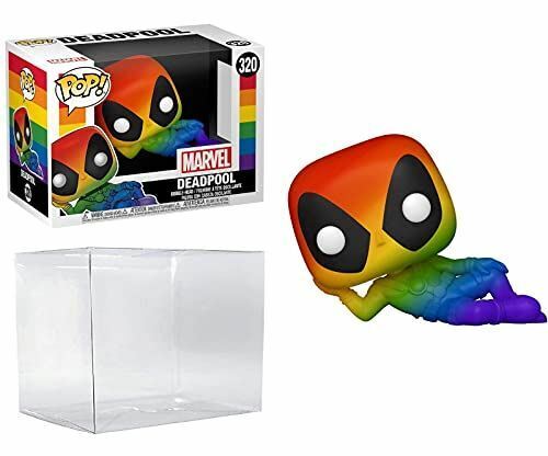 Deadpool Pride Pop #320 Disney: Pride Vinyl Figure (Bundled with EcoTek Protecto