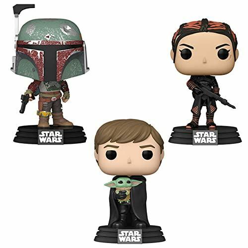 Funko Pop! Star Wars: Mandalorian Set of 3 - Cobb Vanth in Boba Fett Suit, Fenne