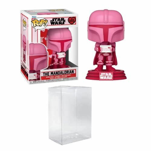 Funko Pop! Star Wars: Valentines - Mandalorian Bundled with a Byron's Attic Pop