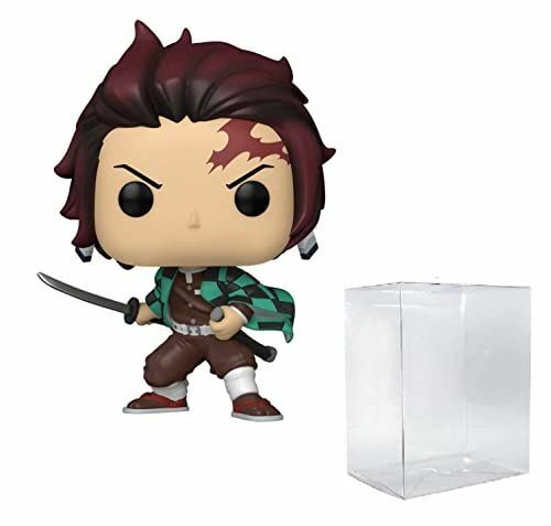 Funko POP Animation: Demon Slayer- Tanjiro Kamado (Bundled with EcoTek Protector