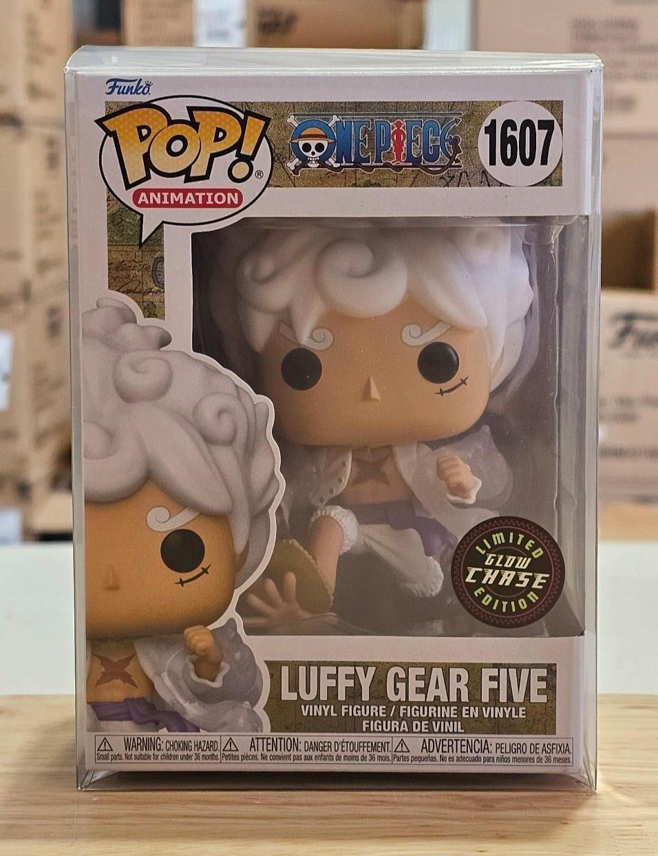 Funko Pop! Luffy Gear 5 Glow in the Dark #1607 Chase With Protector