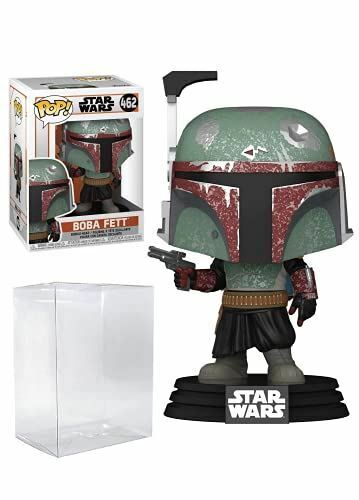 Star Wars: The Mandalorian - Boba Fett Funko Pop (Bundled with Compatible Plasti