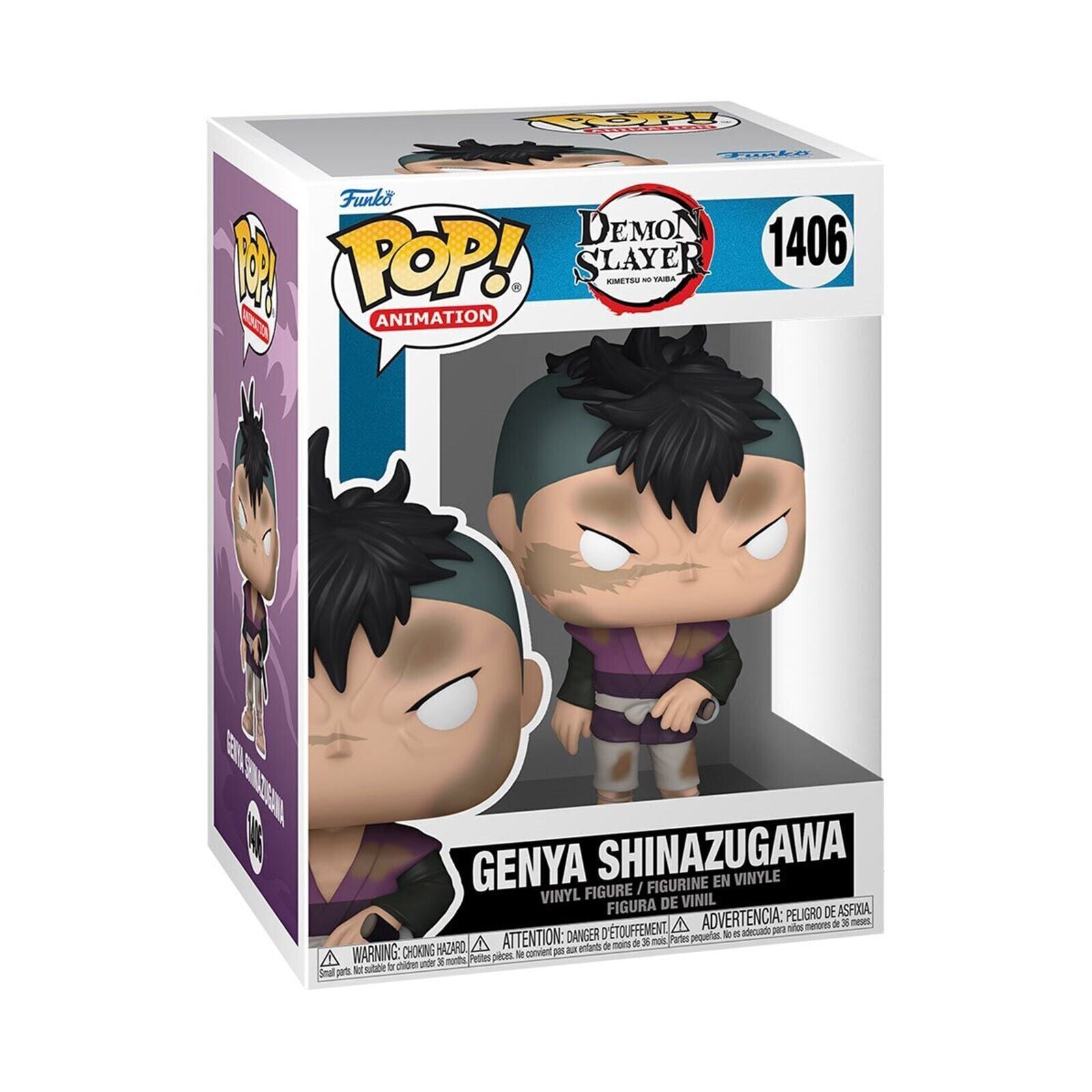 Funko Pop! Animation: Demon Slayer - Genya Shinazugawa In Stock!