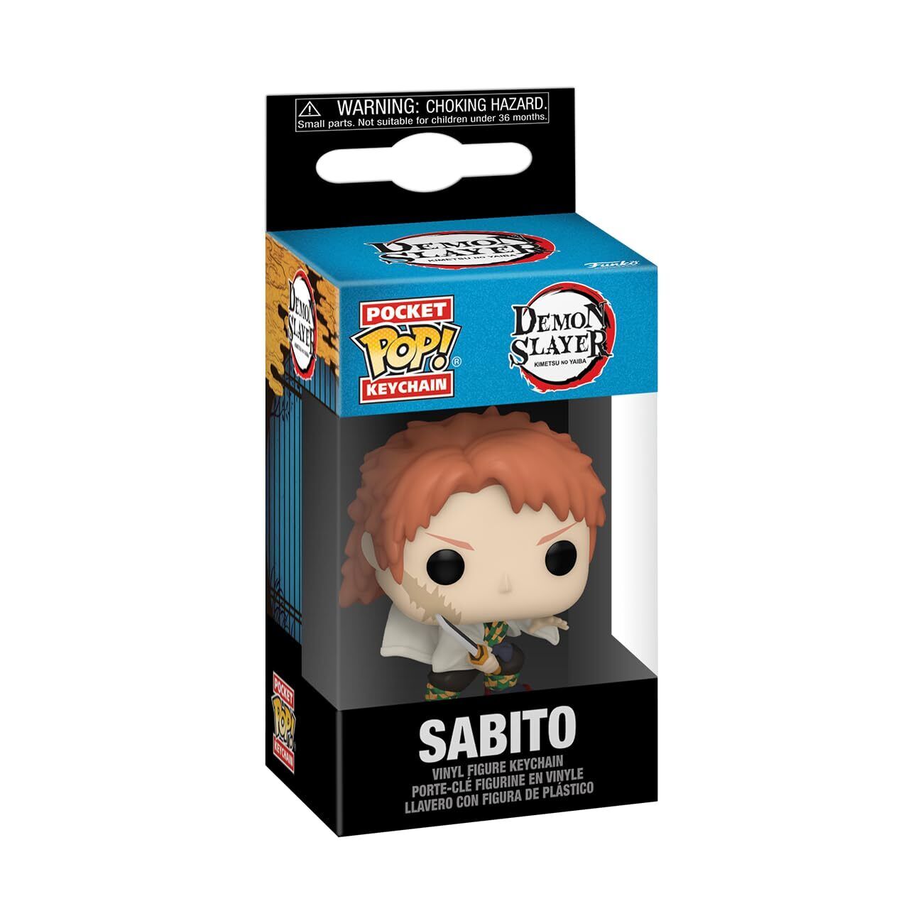 Funko Pop! Keychain: Demon Slayer - Sabito  In Stock!