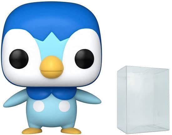 Funko Pop Icons: Pokemon Piplup Vinyl Figure (Bundle with Ecotek Protector Case)