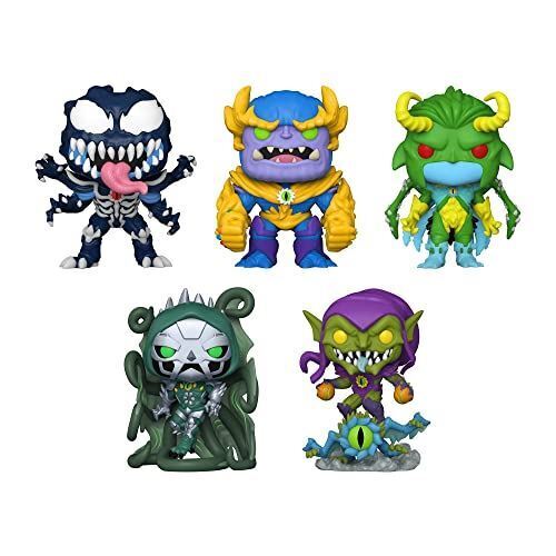 Funko Pop! Marvel Monster Hunters Set of 5 - Venom, Dr. Doom, Green Goblin, Loki