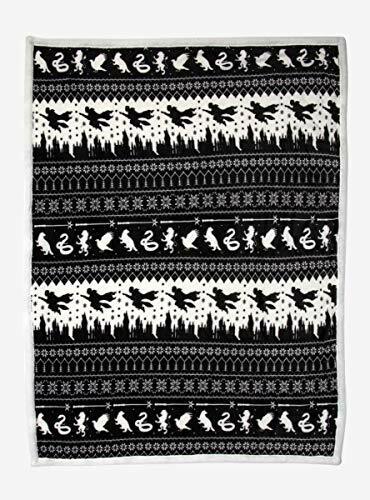 Harry Potter Fair Isle Sherpa Throw Blanket