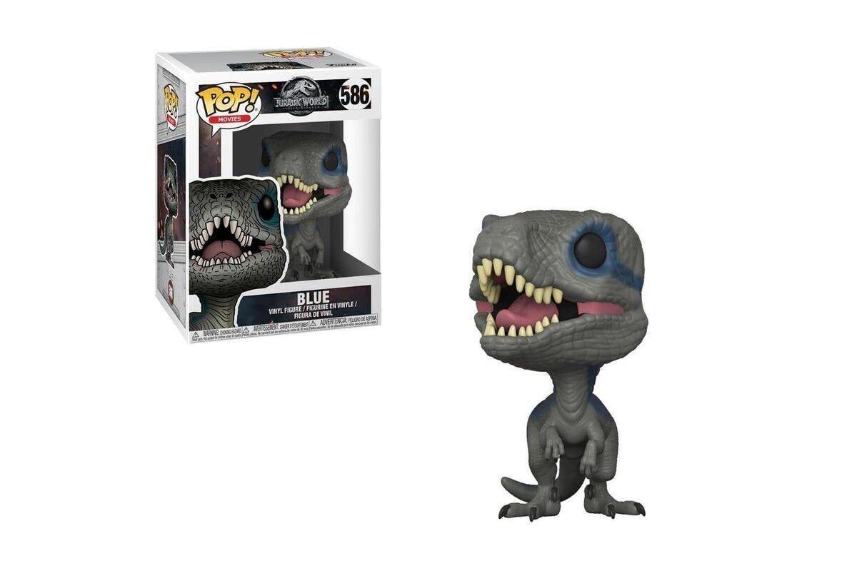 Funko Pop Movies: Jurassic World 2 - Blue, Velociraptor Collectible Figure, Mult