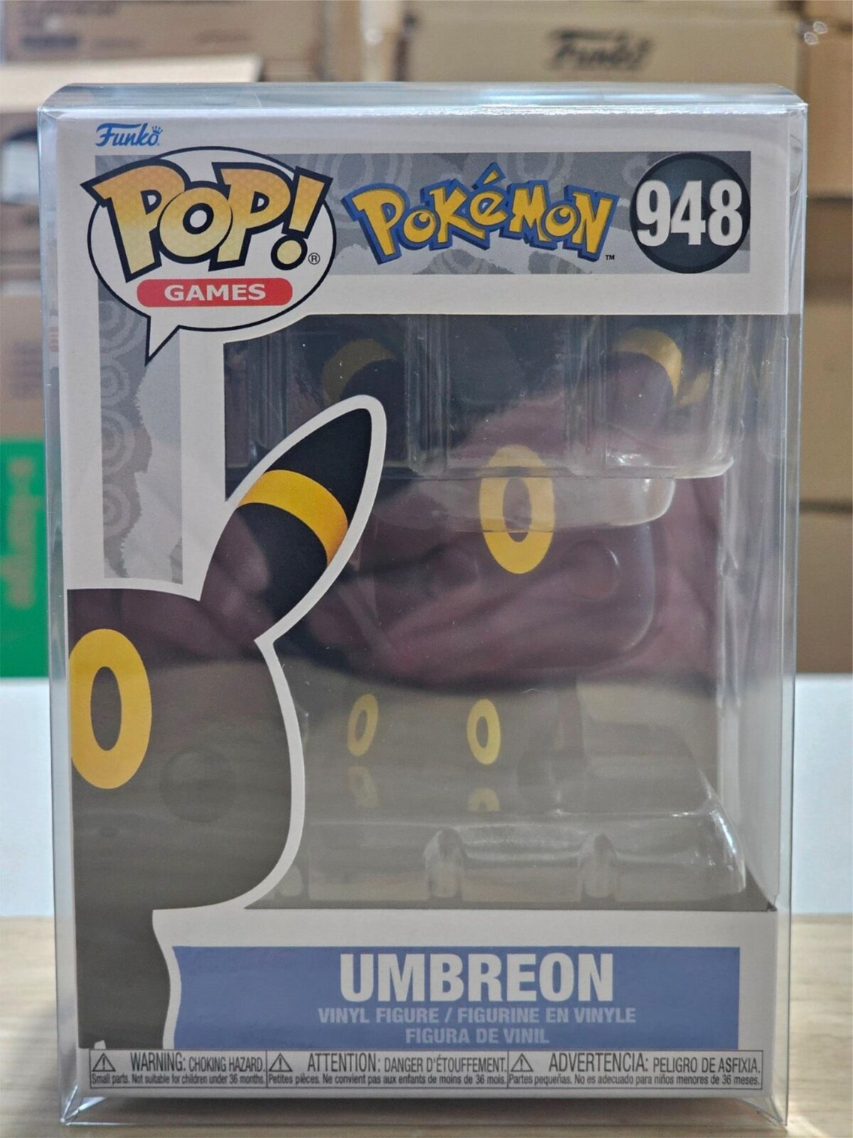 Funko Pop! Games: Pokemon Eevee Evolution - Umbreon - With Protector