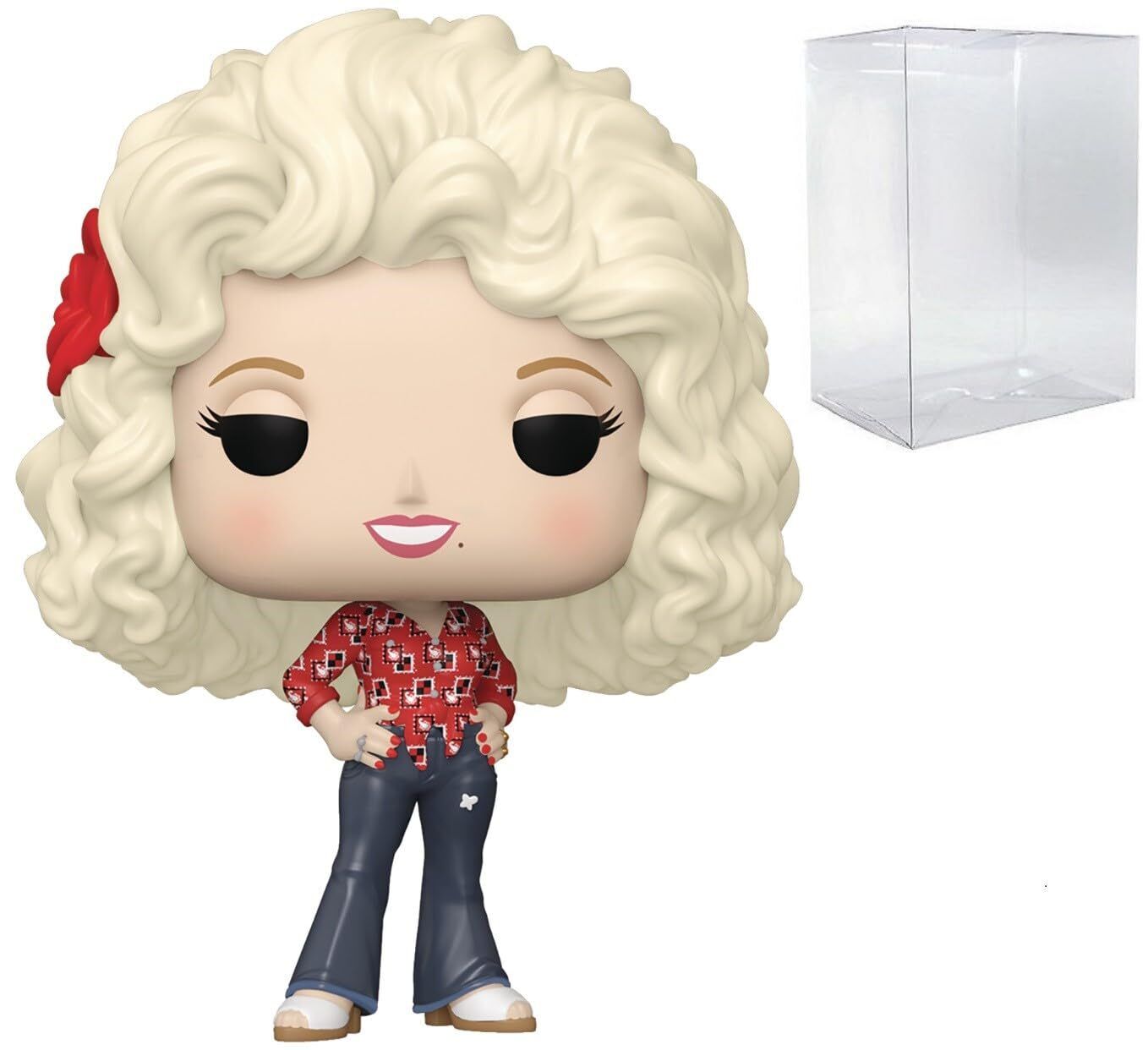 POP Rocks: Dolly Parton 1977 Tour Funko Vinyl Figure (Bundled with Compatible Bo