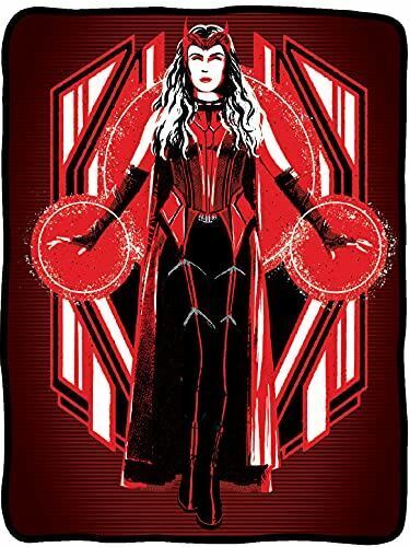 Marvel: WandaVision Wanda Scarlet Witch Chaos Magic Throw Blanket (SKETCH)