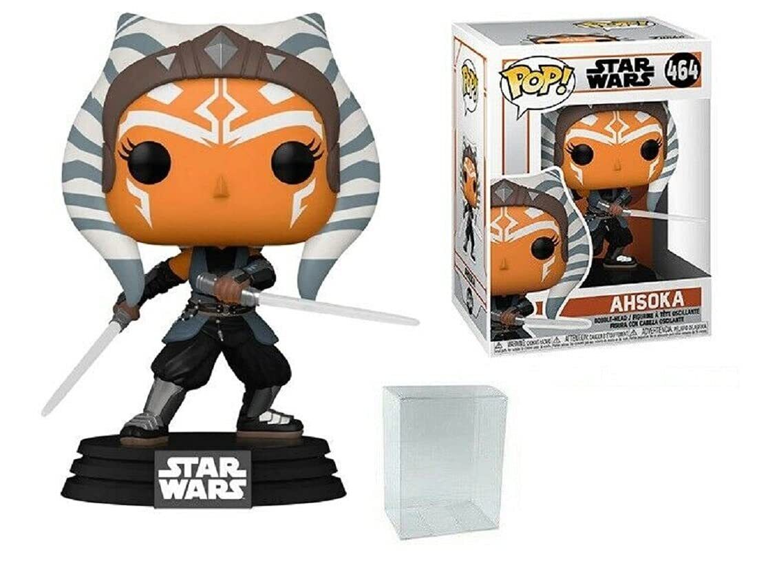 POP Star Wars: The Mandalorian - Ahsoka Tano with Lightsabers Funko Pop! Vinyl F