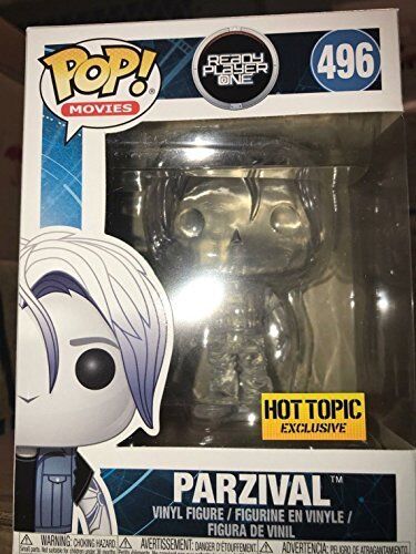 Funko Pop Movies #436 Clear Parzival Ready Player One Hot Topic Exclusive