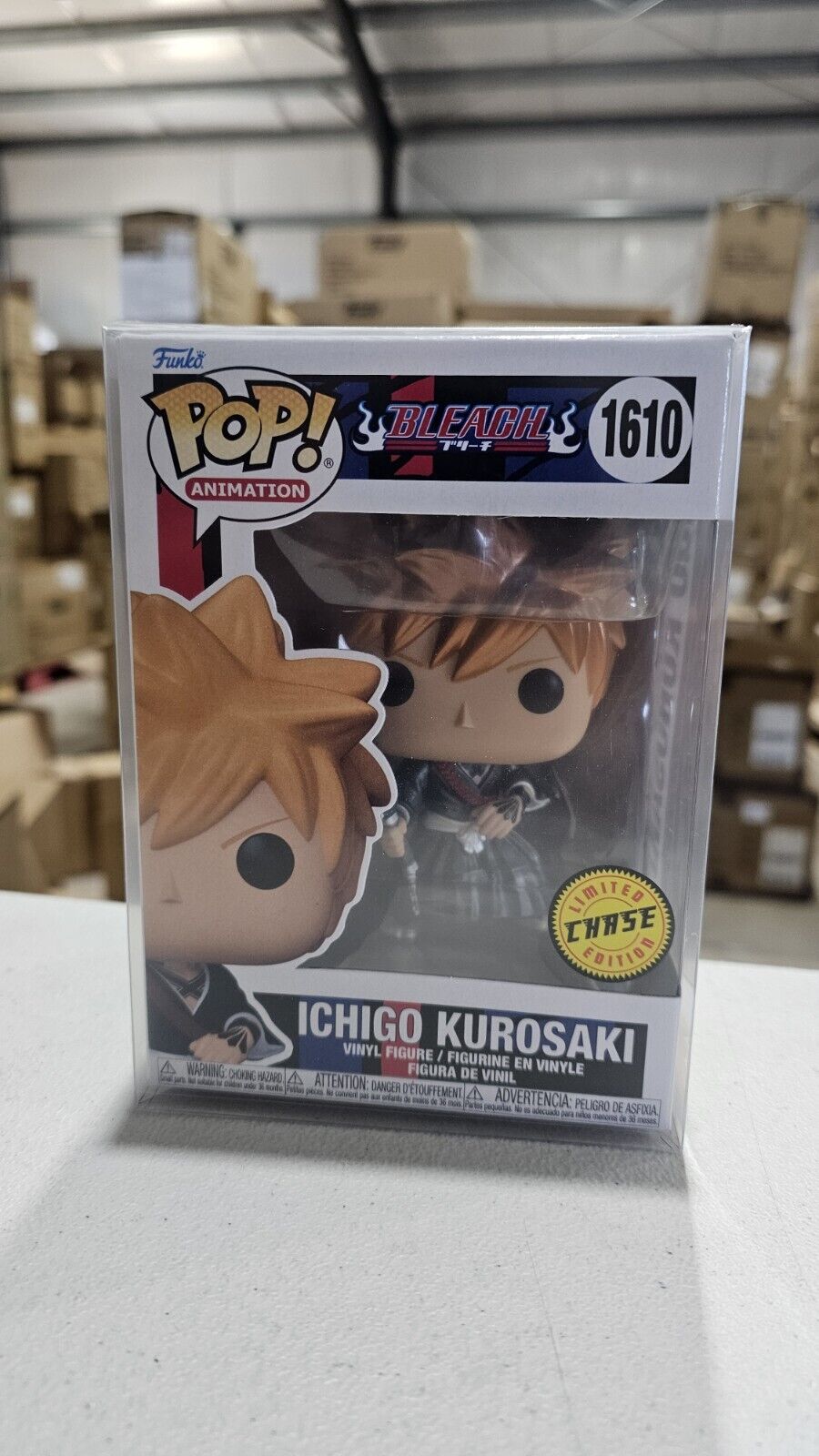 Funko Pop! Animation: Bleach - Ichigo Kurosaki Chase Metallic W/Protector