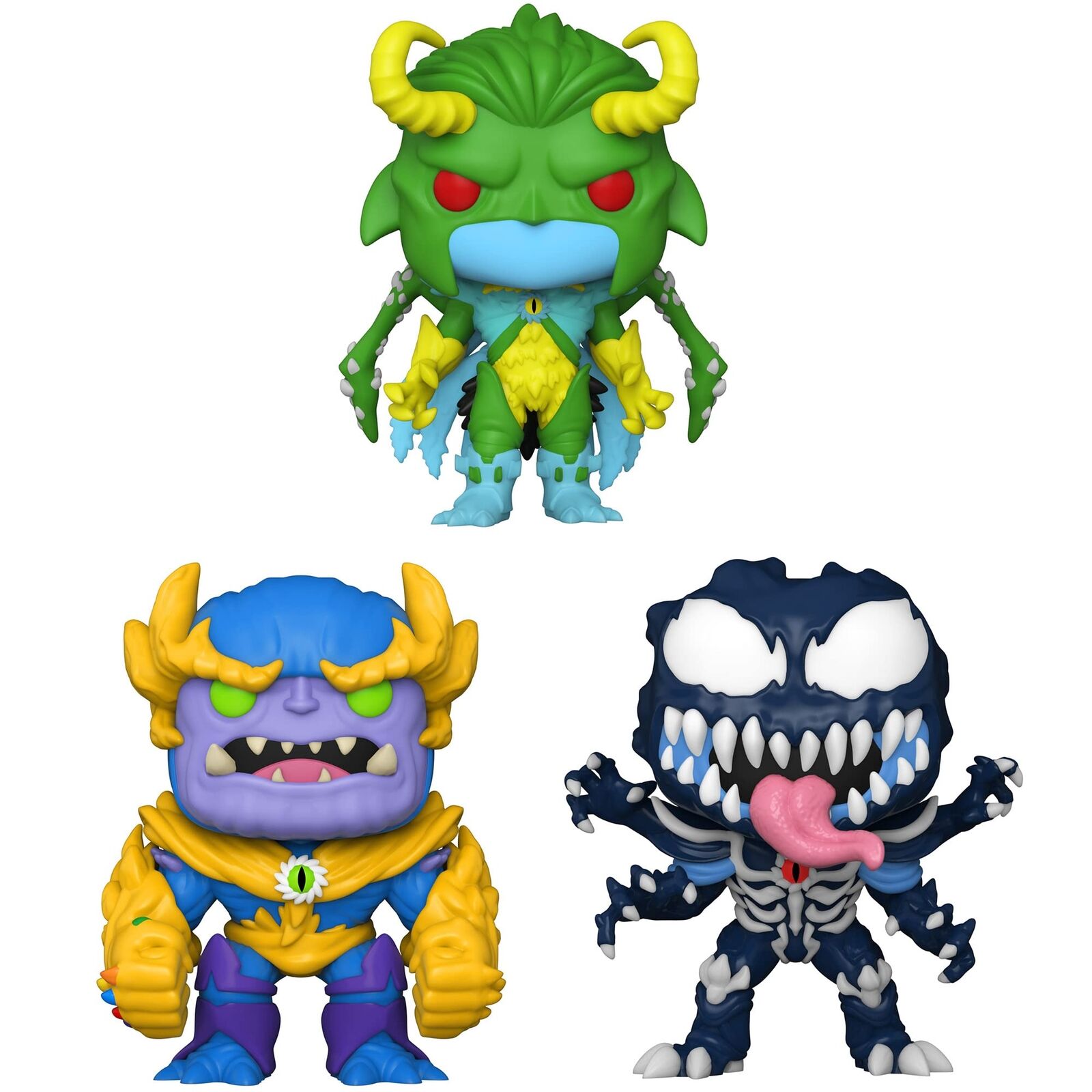 Funko Pop! Marvel: Mech Strike Monster Hunters Collectors Set - 3 Figure Set: Lo