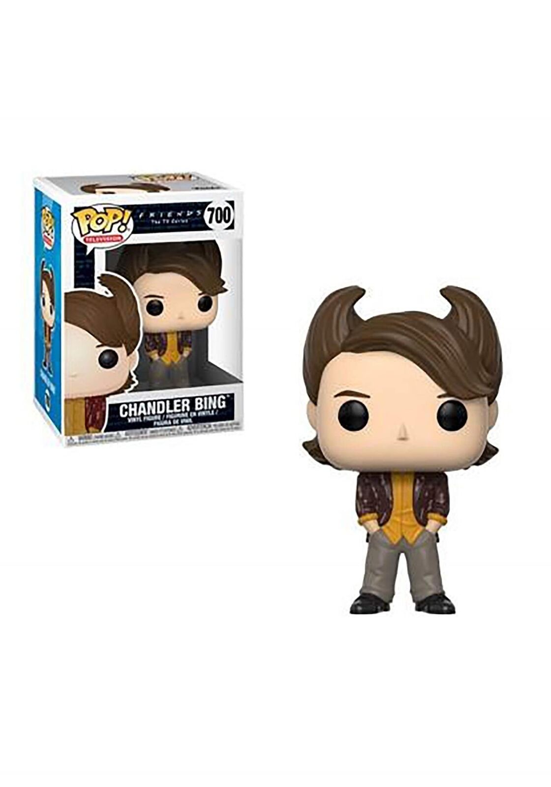 Funko Pop Television: Friends - 80's Hair Chandler Collectible Figure, Multicolo