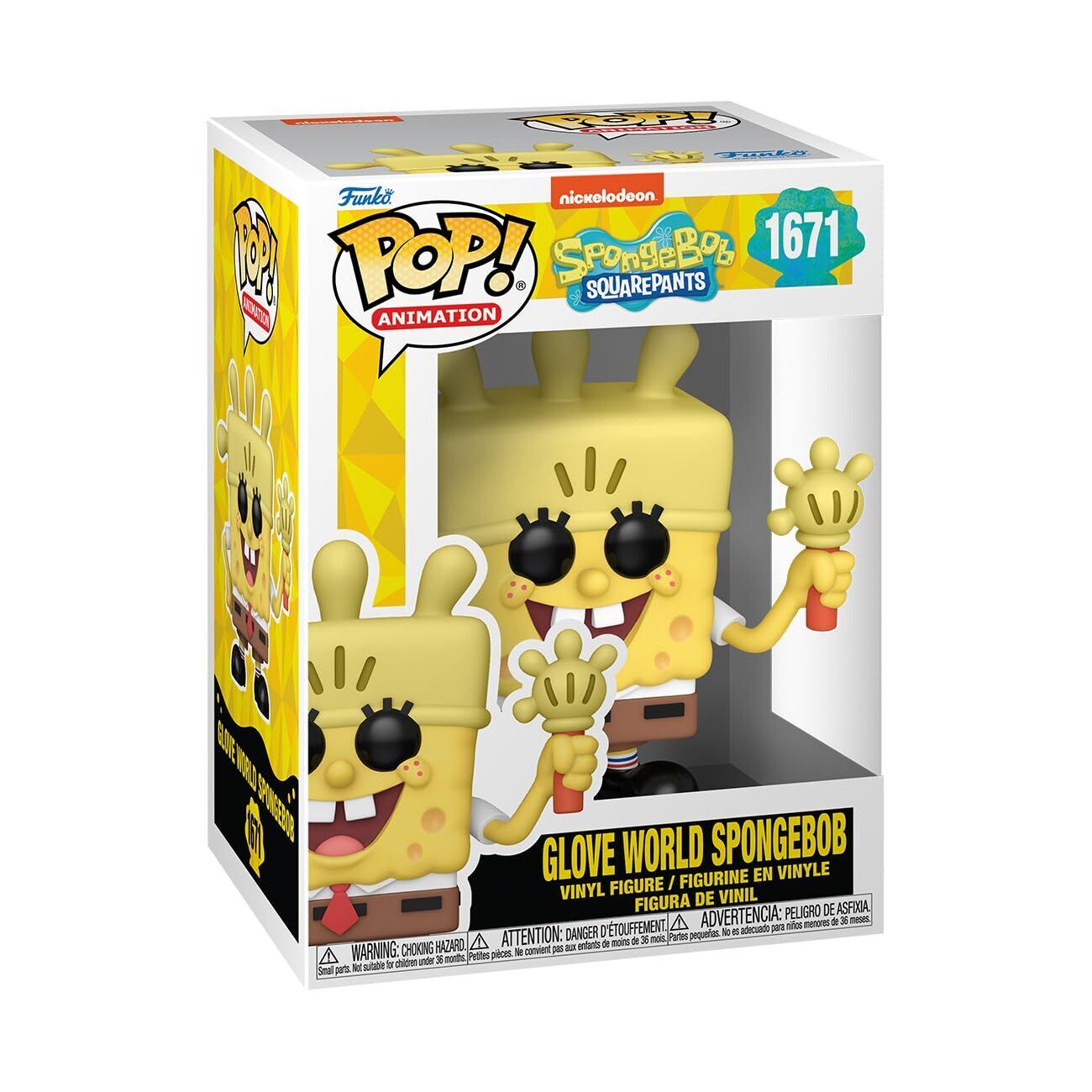 Funko Pop! Animation: Spongebob Squarepants 25th - Glove World Spongebob