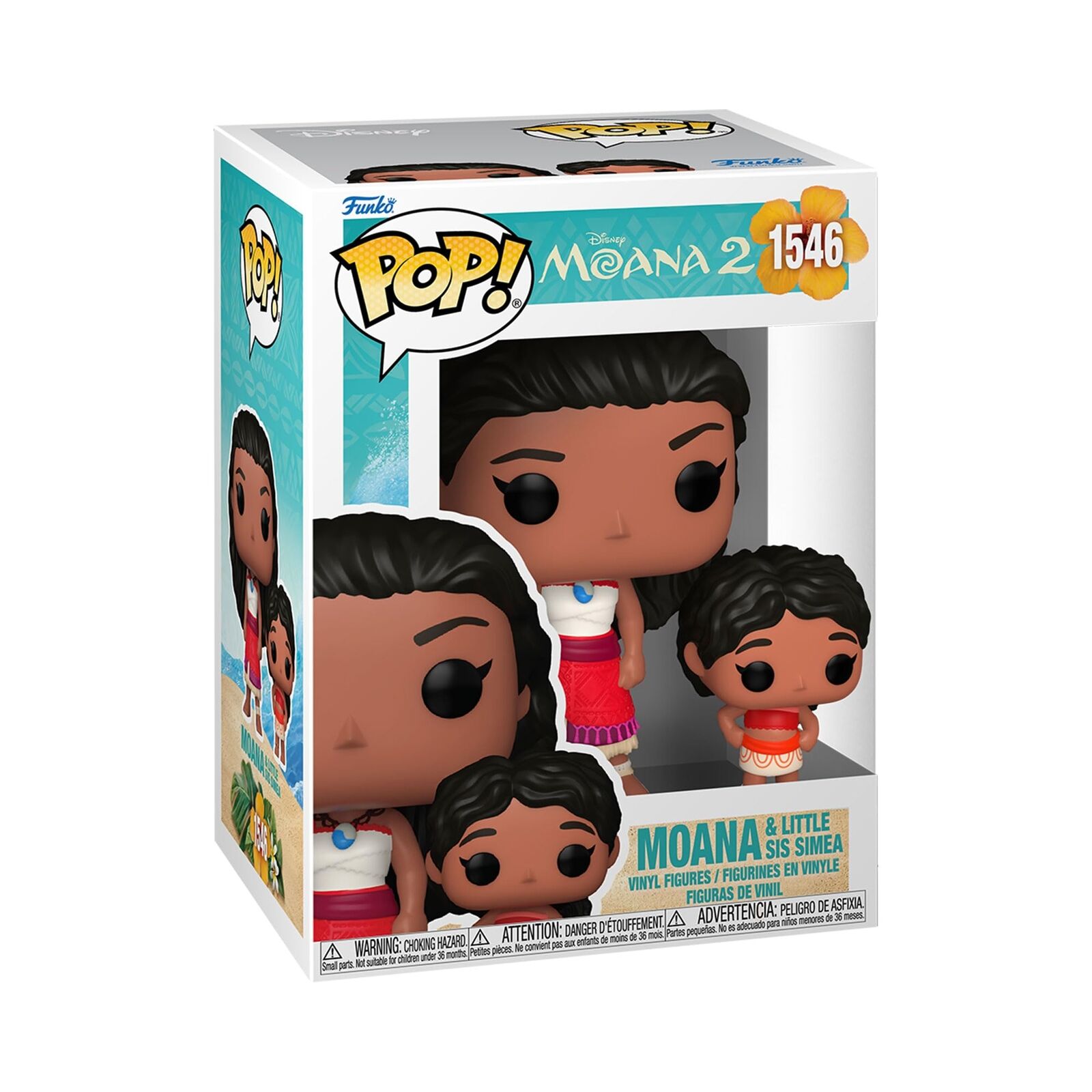 Funko Pop!&Buddy: Moana 2 - Moana & Little Sis Simea