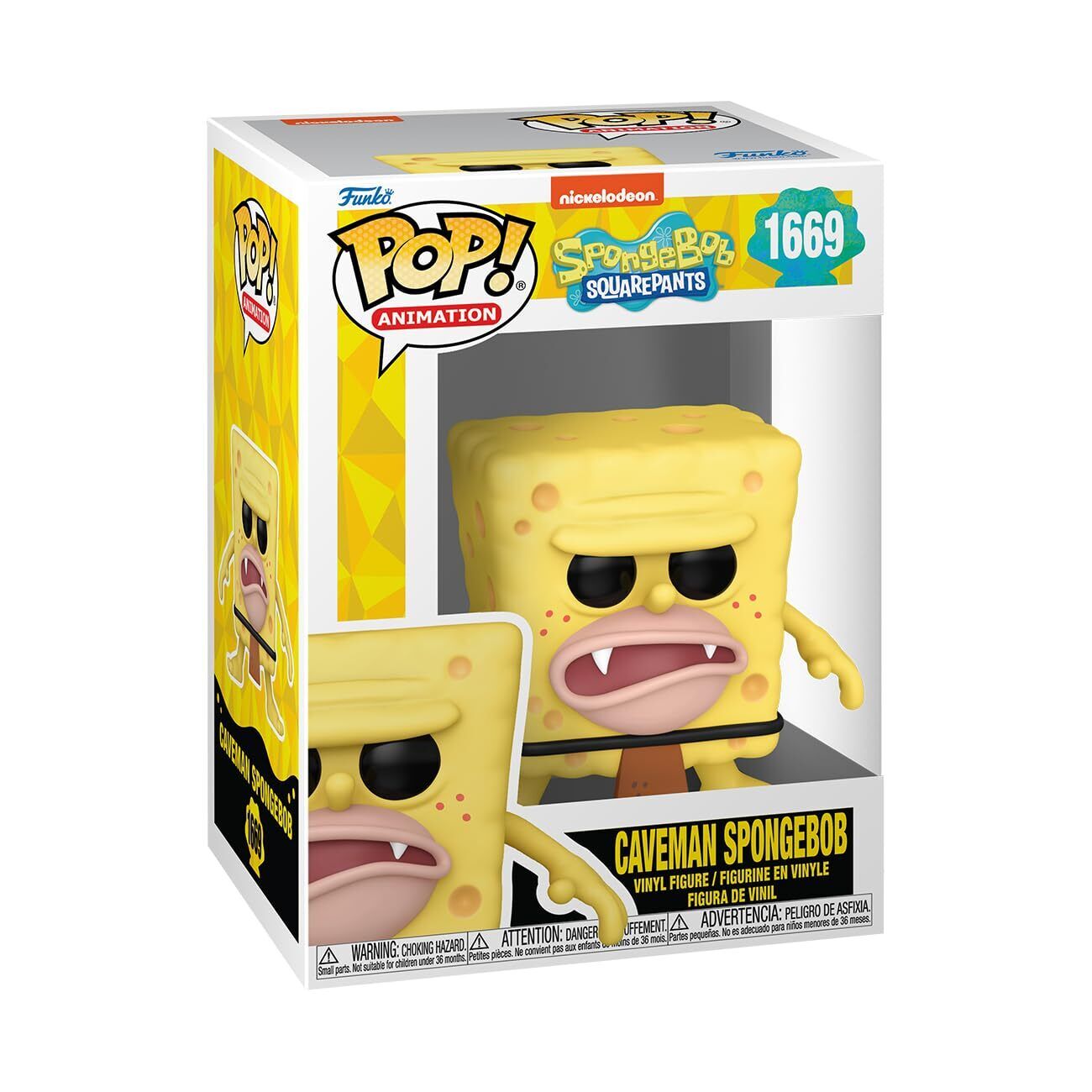 Funko Pop! Animation: Spongebob Squarepants 25th Anniversary - Caveman Spongebob