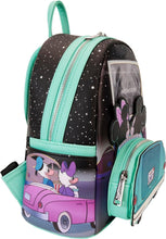 Load image into Gallery viewer, Loungefly Mickey &amp; Minnie Date Night Drive-In Lenticular Mini Backpack
