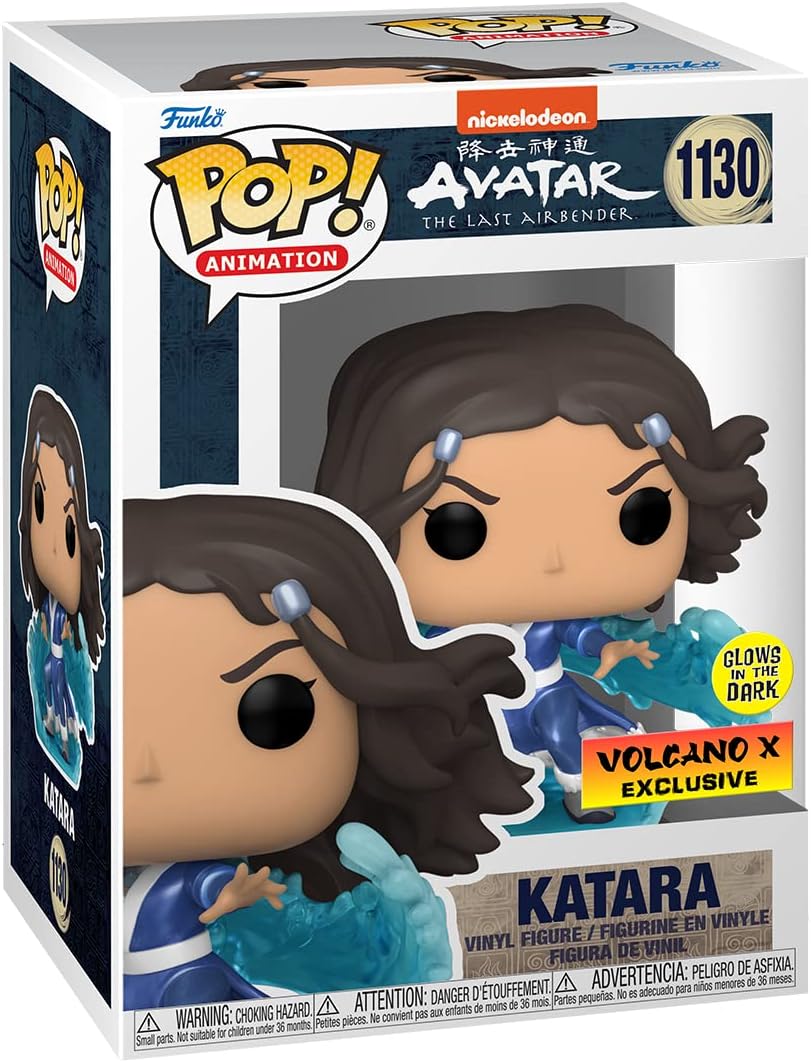 Funko POP! Animation Avatar Katara (Glow in The Dark & Metallic), Exclusive