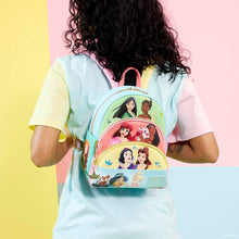 Load image into Gallery viewer, Loungefly Disney Princess Triple Pocket Mini Backpack
