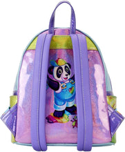 Load image into Gallery viewer, Loungefly Lisa Frank Color Block Mini Backpack Double Strap Shoulder Bag Purse
